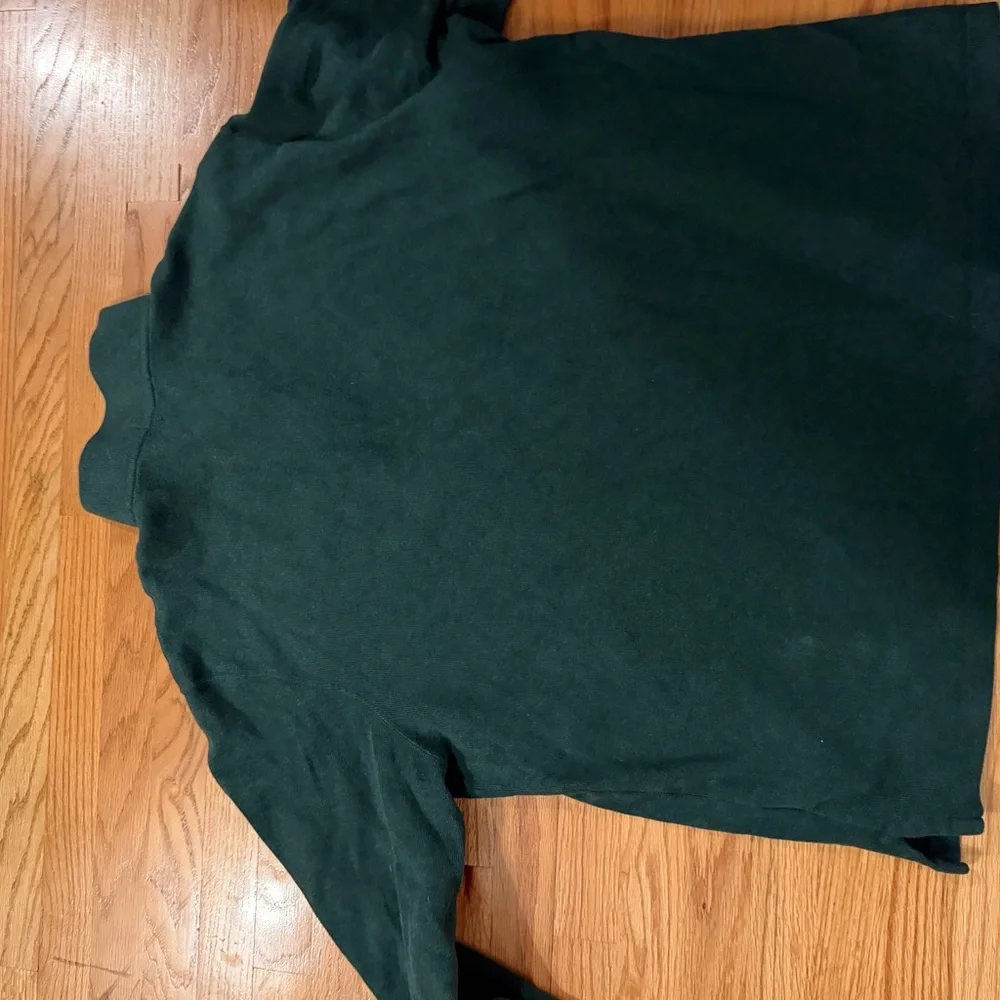 Polo by Ralph Lauren Men's Green 1/4 zip sweater XL - Picture 4 of 4